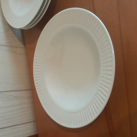 Mayfair & Jackson White Ribbed Bowls set of 4 - Picture 2 of 9